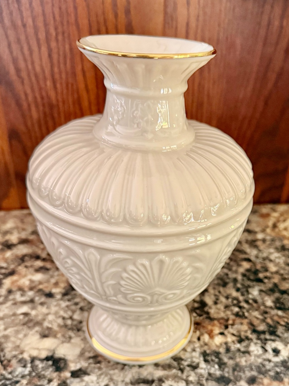 Lenox 8” cream colored vase